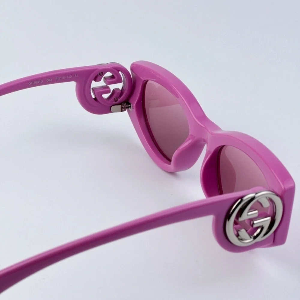 NWT Gucci GG1691S-003 Rose 54mm Sunglasses